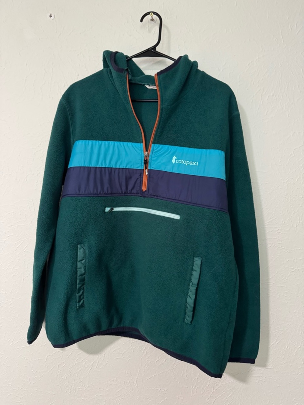 Cotopaxi Teca Fleece Hooded Half-Zip Jacket Size L